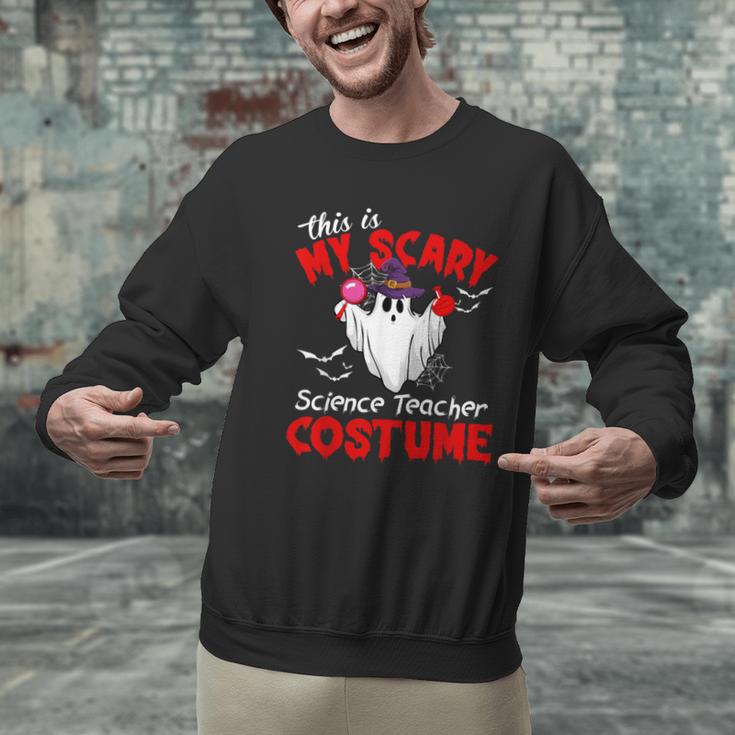This Is My Scary Science Teacher Costume Ghost Halloween Men Graphic Sweatshirt, Science Teacher Sweatshirts, gift for family, gift for coworker This Is My Scary Science Teacher Costume Ghost Halloween Men Graphic Sweatshirt, Science Teacher Sweatshirts, gift for family, gift for coworker