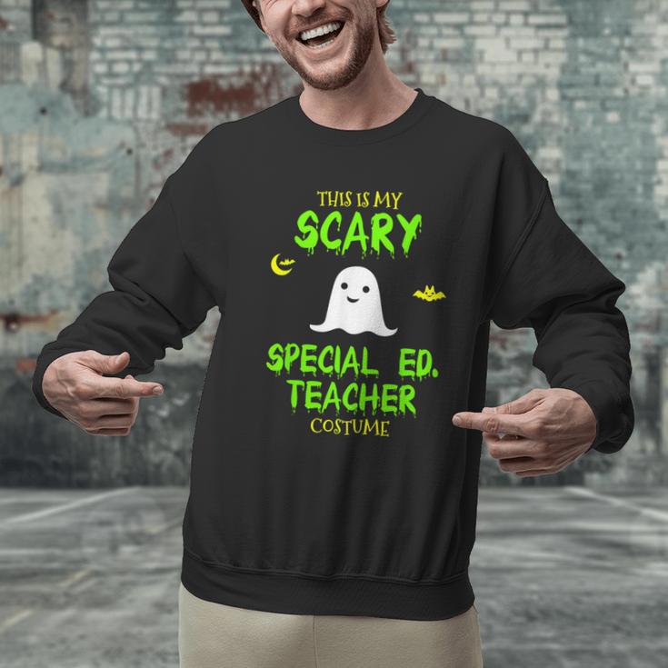 Scary Special Education Ed Teacher Costume Halloween Easy Men Graphic Sweatshirt, gift for family, gift for coworker Scary Special Education Ed Teacher Costume Halloween Easy Men Graphic Sweatshirt, gift for family, gift for coworker