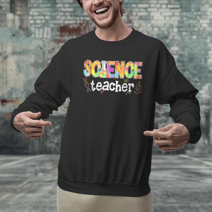 Science Teacher Tie Dye Science Teaching Back To School Men Graphic Sweatshirt, Science Teacher Sweatshirts, gift for family, gift for coworker Science Teacher Tie Dye Science Teaching Back To School Men Graphic Sweatshirt, Science Teacher Sweatshirts, gift for family, gift for coworker