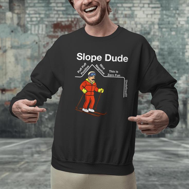Slope Dude Algebra Geometry Middle School Math Teacher Men Graphic Sweatshirt, gift for family, gift for coworker
