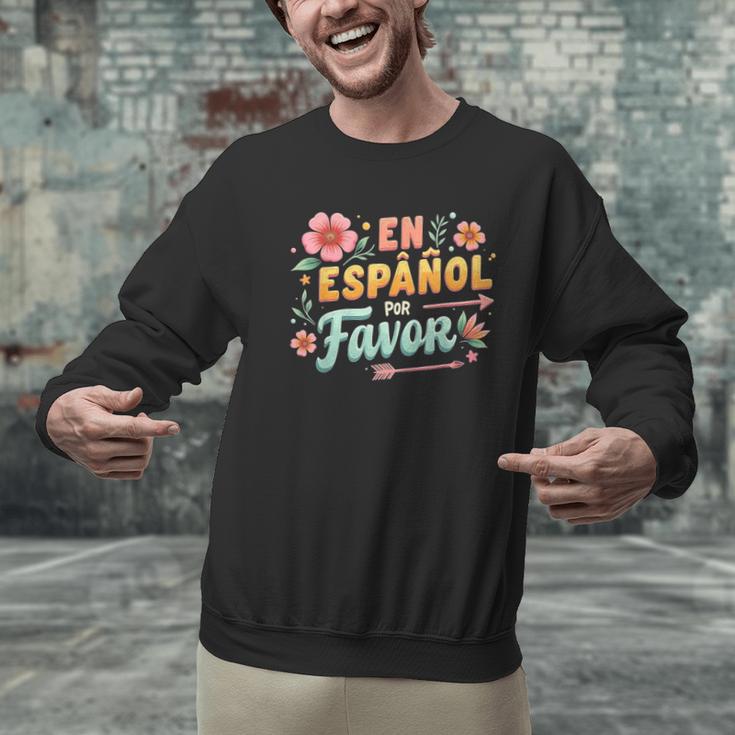 Spanish Teacher Maestra Dimelo En Espanol Por Favor Men Graphic Sweatshirt, gift for family, gift for coworker Spanish Teacher Maestra Dimelo En Espanol Por Favor Men Graphic Sweatshirt, gift for family, gift for coworker