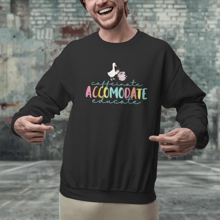 SPED Dream Team Teachers Special Education Silly Goose Men Graphic Sweatshirt, gift for family, gift for coworker