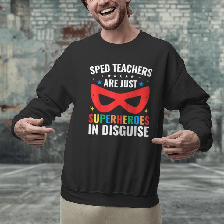 SPED Teacher Are Just Superheroes Disguise Special Education Men Graphic Sweatshirt, gift for family, gift for coworker SPED Teacher Are Just Superheroes Disguise Special Education Men Graphic Sweatshirt, gift for family, gift for coworker