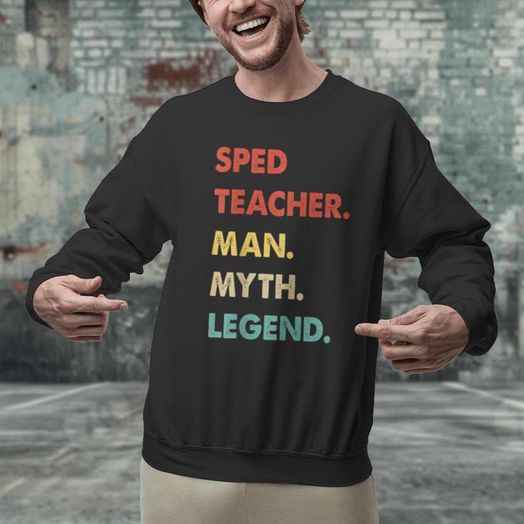 Sped Teacher Man Myth Legend Men Graphic Sweatshirt, gift for family, gift for coworker Sped Teacher Man Myth Legend Men Graphic Sweatshirt, gift for family, gift for coworker