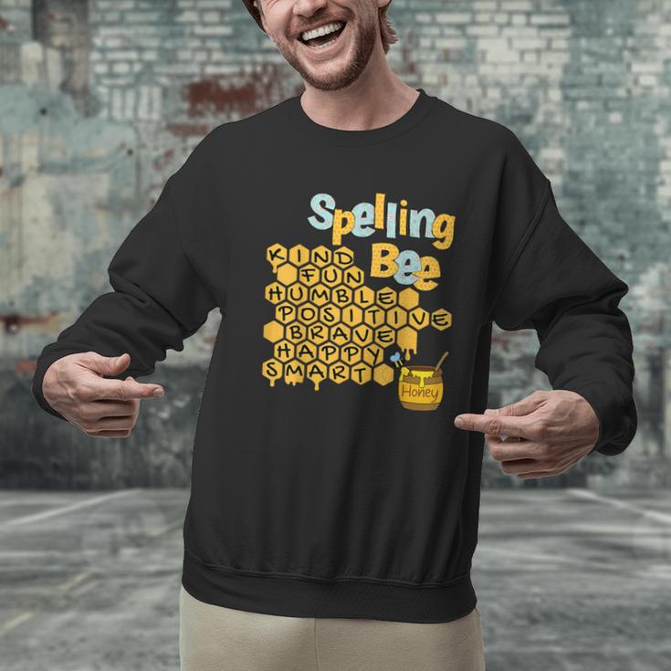 Spelling Bee Kind Positive Kindness Women Teacher Men Graphic Sweatshirt, gift for family, gift for coworker Spelling Bee Kind Positive Kindness Women Teacher Men Graphic Sweatshirt, gift for family, gift for coworker