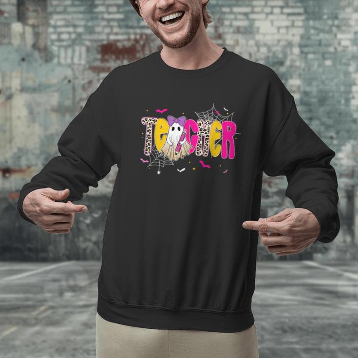 Spooky Halloween Teacher Para Counselor SPED Preppy Boo Kids Men Graphic Sweatshirt, gift for family, gift for coworker Spooky Halloween Teacher Para Counselor SPED Preppy Boo Kids Men Graphic Sweatshirt, gift for family, gift for coworker