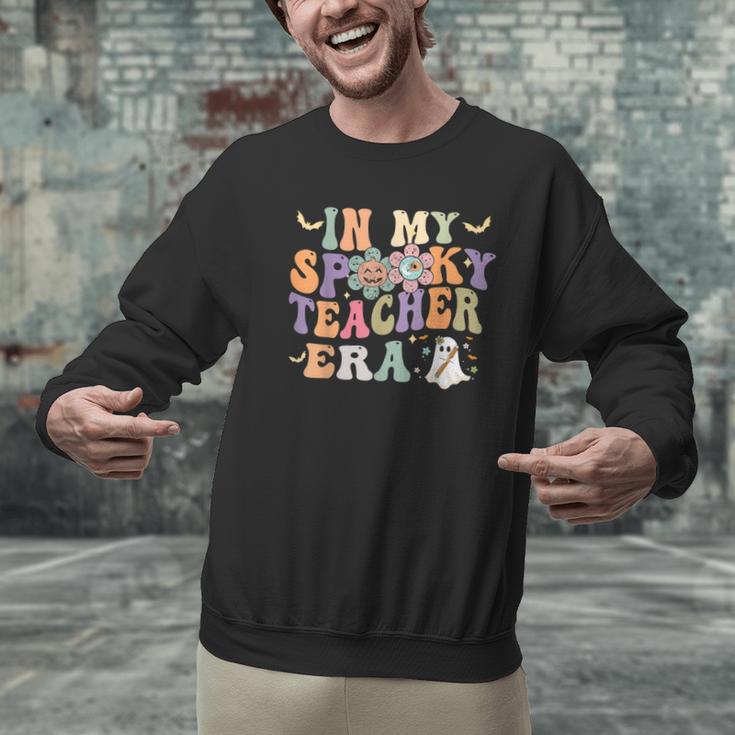 In My Spooky Teacher Era Groovy Hippie Retro Ghost Halloween Men Women Kids Men Graphic Sweatshirt, Groovy Teacher Sweatshirts, gift for family, gift for coworker In My Spooky Teacher Era Groovy Hippie Retro Ghost Halloween Men Women Kids Men Graphic Sweatshirt, Groovy Teacher Sweatshirts, gift for family, gift for coworker