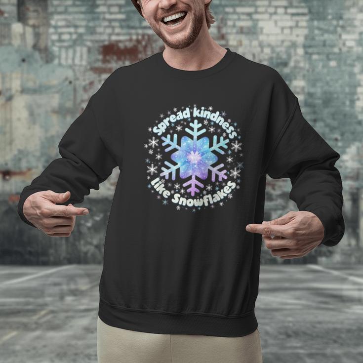 Spread Kindness Like Snowflakes Christmas Teacher Unity Day Men Graphic Sweatshirt, gift for family, gift for coworker Spread Kindness Like Snowflakes Christmas Teacher Unity Day Men Graphic Sweatshirt, gift for family, gift for coworker
