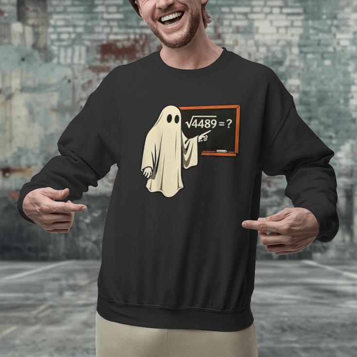 Square Root 67 Ghost Math Teacher 4489 Meme Halloween Men Graphic Sweatshirt, gift for family, gift for coworker