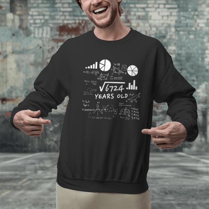 Square Root 82 Year Old Teacher 82nd Birthday For Men Women Kids Men Graphic Sweatshirt, gift for family, gift for coworker