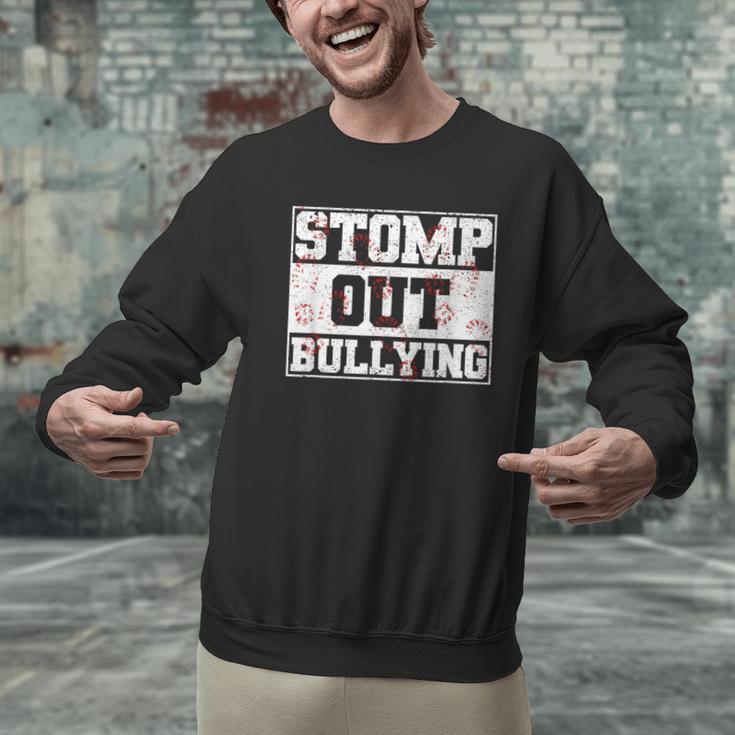 Stomp Out Bullying Back To School Education Teacher Men Graphic Sweatshirt, gift for family, gift for coworker Stomp Out Bullying Back To School Education Teacher Men Graphic Sweatshirt, gift for family, gift for coworker