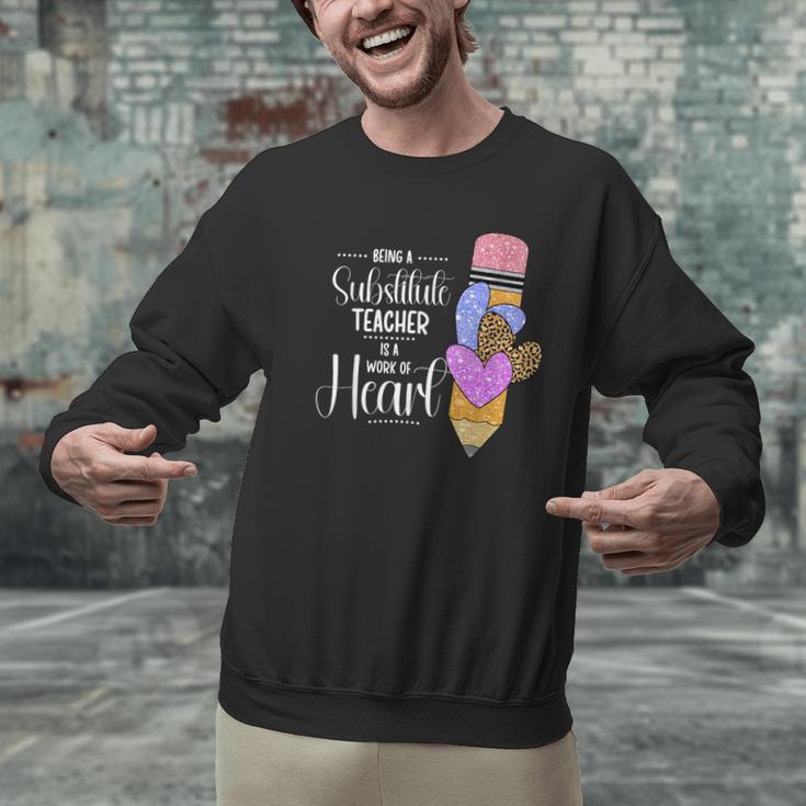 Being A Substitute Teacher Substitute Teaching Men Graphic Sweatshirt, gift for family, gift for coworker Being A Substitute Teacher Substitute Teaching Men Graphic Sweatshirt, gift for family, gift for coworker