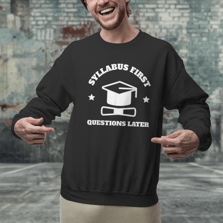 SYLLABUS PROFESSOR TEACHER Men Graphic Sweatshirt, gift for family, gift for coworker SYLLABUS PROFESSOR TEACHER Men Graphic Sweatshirt, gift for family, gift for coworker