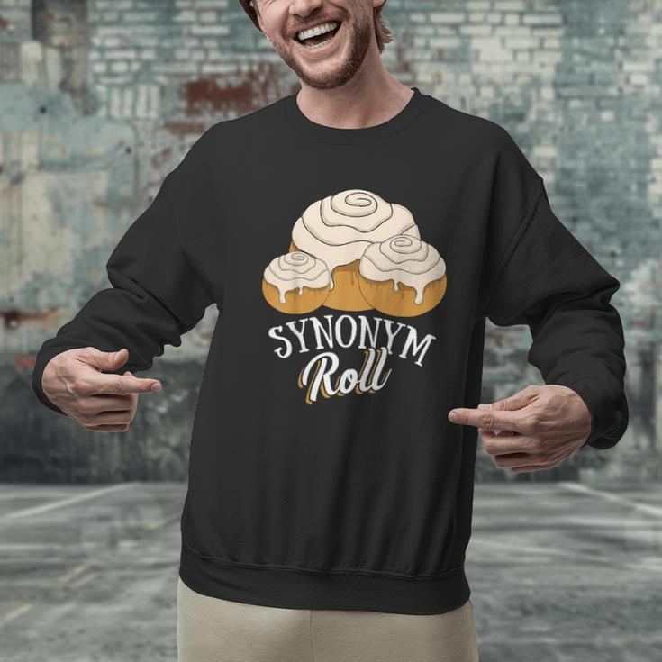 Synonym Roll Teacher And Grammar Geeks Pun For Men Women Kids Men Graphic Sweatshirt, gift for family, gift for coworker