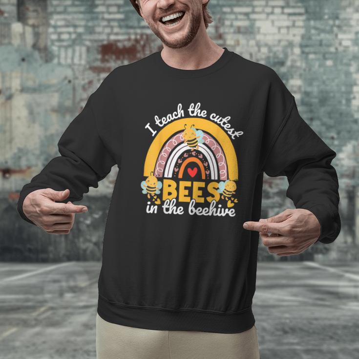 I Teach The Cutest Bees In The Beehive Teachers Day Men Graphic Sweatshirt, gift for family, gift for coworker I Teach The Cutest Bees In The Beehive Teachers Day Men Graphic Sweatshirt, gift for family, gift for coworker