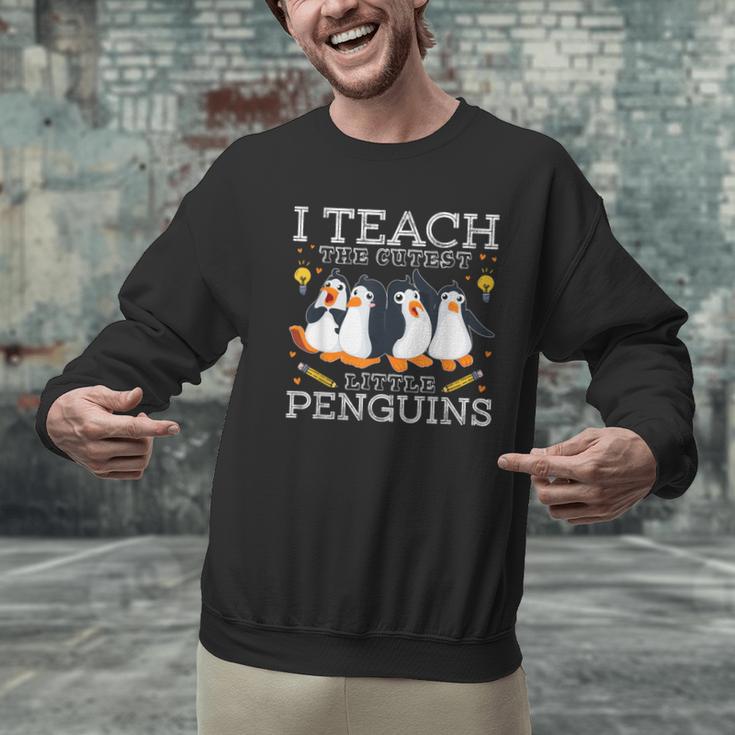 I Teach The Cutest Little Penguins Cute School Teacher Tee Men Graphic Sweatshirt, gift for family, gift for coworker