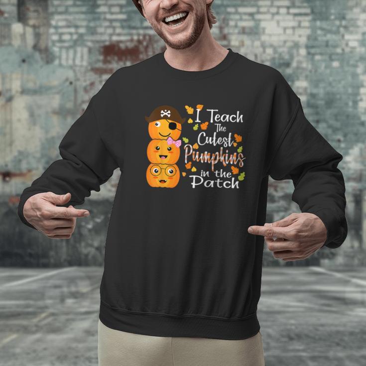 I Teach The Cutest Pumpkins Halloween Shirt For Teachers Men Graphic Sweatshirt, gift for family, gift for coworker