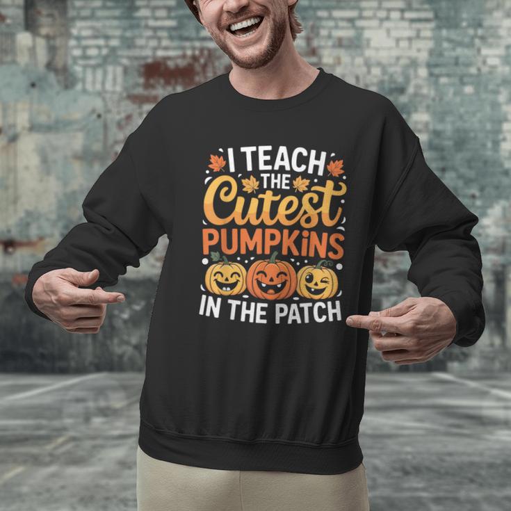I Teach The Cutest Pumpkins Tshirt Halloween Teacher Men Graphic Sweatshirt, gift for family, gift for coworker I Teach The Cutest Pumpkins Tshirt Halloween Teacher Men Graphic Sweatshirt, gift for family, gift for coworker