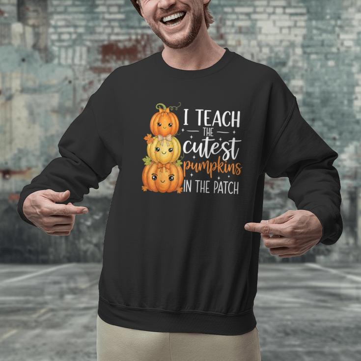 I Teach The Cutest Pumpkins In The Patch Fall Autumn Teacher Men Graphic Sweatshirt, gift for family, gift for coworker I Teach The Cutest Pumpkins In The Patch Fall Autumn Teacher Men Graphic Sweatshirt, gift for family, gift for coworker