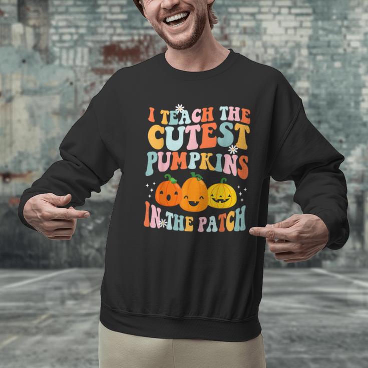 I Teach The Cutest Pumpkins In The Patch Teacher Men Graphic Sweatshirt, gift for family, gift for coworker I Teach The Cutest Pumpkins In The Patch Teacher Men Graphic Sweatshirt, gift for family, gift for coworker