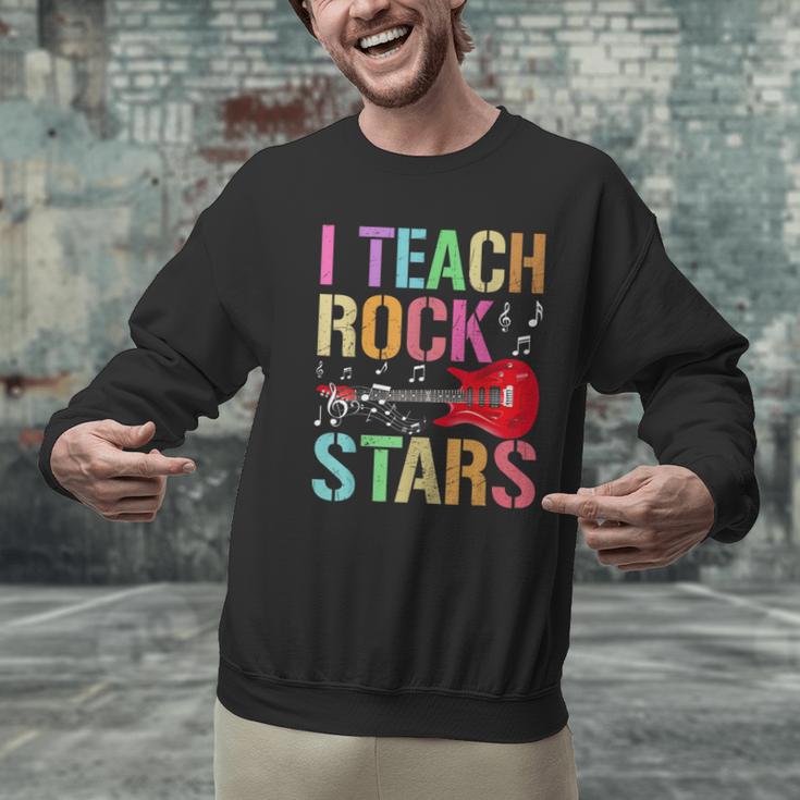 I Teach Rockstars Band Vibes Teacher Rocks My Music Teaching Men Graphic Sweatshirt, gift for family, gift for coworker I Teach Rockstars Band Vibes Teacher Rocks My Music Teaching Men Graphic Sweatshirt, gift for family, gift for coworker