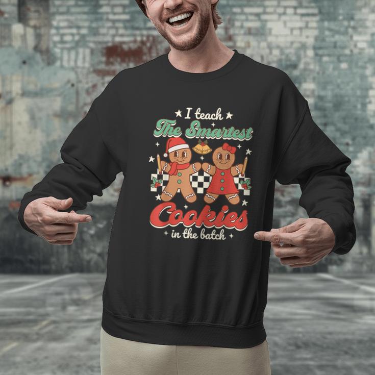 I Teach The Smartest Cookies In The Batch Teacher Christmas For Men Women Kids Men Graphic Sweatshirt, gift for family, gift for coworker I Teach The Smartest Cookies In The Batch Teacher Christmas For Men Women Kids Men Graphic Sweatshirt, gift for family, gift for coworker