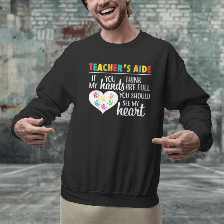 Teacher Aide Appreciation Cute Heart Tee For Women Men Graphic Sweatshirt, gift for family, gift for coworker Teacher Aide Appreciation Cute Heart Tee For Women Men Graphic Sweatshirt, gift for family, gift for coworker