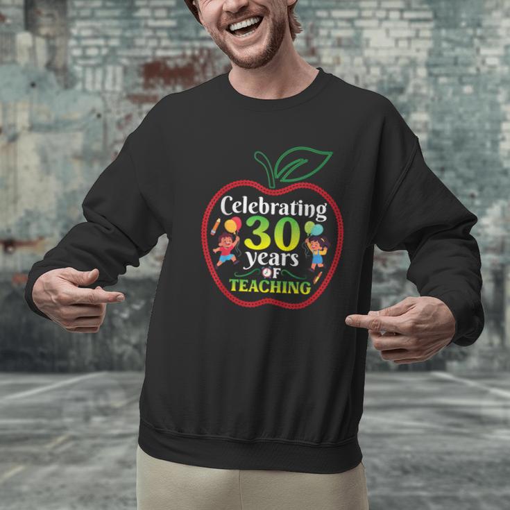 Teacher Celebrating 30 Years Of Teaching Students School Men Graphic Sweatshirt, gift for family, gift for coworker