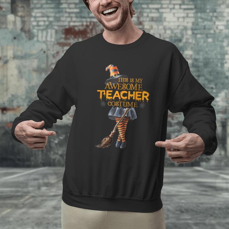 This Is My Teacher Costume Halloween Family Matching Group For Men Women Men Graphic Sweatshirt, gift for family, gift for coworker This Is My Teacher Costume Halloween Family Matching Group For Men Women Men Graphic Sweatshirt, gift for family, gift for coworker