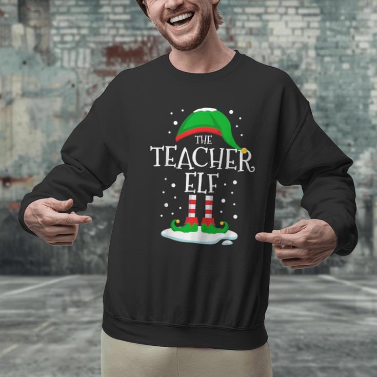 The Teacher Elf Christmas Family Matching Xmas Group For Men Women Men Graphic Sweatshirt, gift for family, gift for coworker