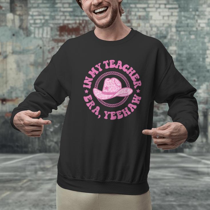 In My Teacher Era Yeehaw Pink Teacher Western Cowgirl Men Graphic Sweatshirt, gift for family, gift for coworker In My Teacher Era Yeehaw Pink Teacher Western Cowgirl Men Graphic Sweatshirt, gift for family, gift for coworker