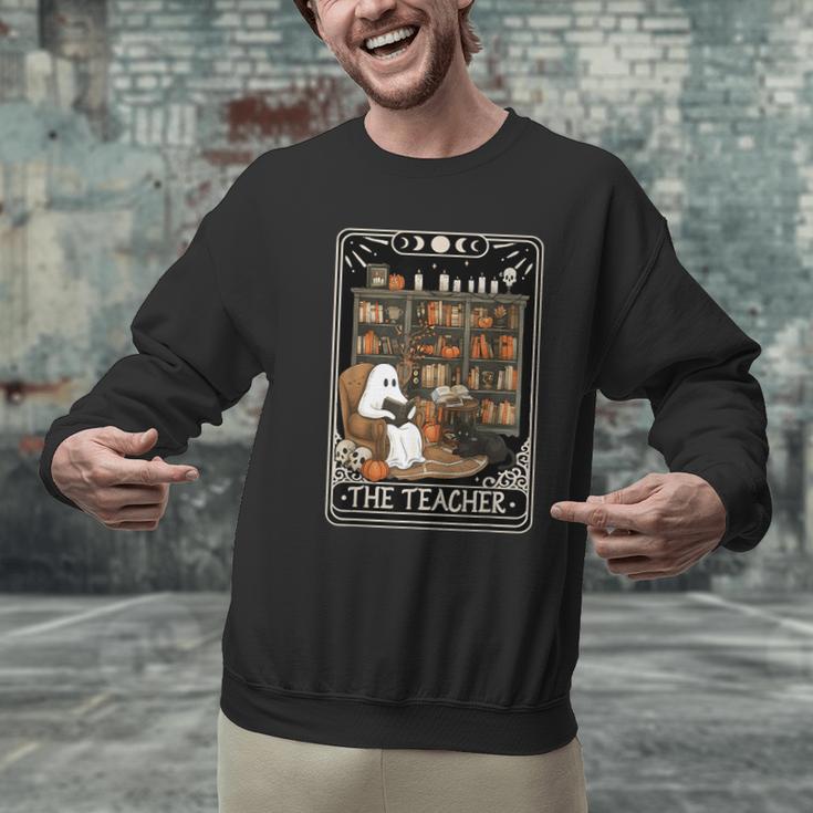 The Teacher Ghost Book Reading Books Lover Halloween Men Graphic Sweatshirt, gift for family, gift for coworker The Teacher Ghost Book Reading Books Lover Halloween Men Graphic Sweatshirt, gift for family, gift for coworker