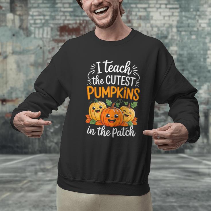 Teacher Halloween Pre-K Teacher Kindergarten Cutest Pumpkins Men Graphic Sweatshirt, gift for family, gift for coworker Teacher Halloween Pre-K Teacher Kindergarten Cutest Pumpkins Men Graphic Sweatshirt, gift for family, gift for coworker