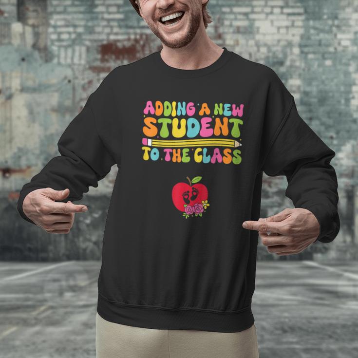 Teacher Pregnancy Announcement Clothing Expecting Teacher X-Small Men Graphic Sweatshirt, gift for family, gift for coworker Teacher Pregnancy Announcement Clothing Expecting Teacher X-Small Men Graphic Sweatshirt, gift for family, gift for coworker