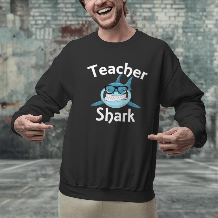 Teacher Shark Teacher For Men Women Men Graphic Sweatshirt, gift for family, gift for coworker