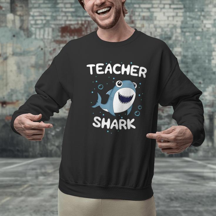 Teacher Shark Teaching Back To School Kindergarten Men Graphic Sweatshirt, gift for family, gift for coworker Teacher Shark Teaching Back To School Kindergarten Men Graphic Sweatshirt, gift for family, gift for coworker