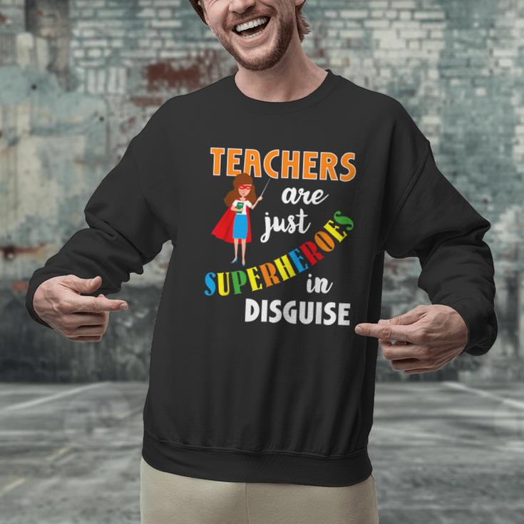 Teachers Are Superheroes Graduation School Teachers Men Graphic Sweatshirt, gift for family, gift for coworker Teachers Are Superheroes Graduation School Teachers Men Graphic Sweatshirt, gift for family, gift for coworker