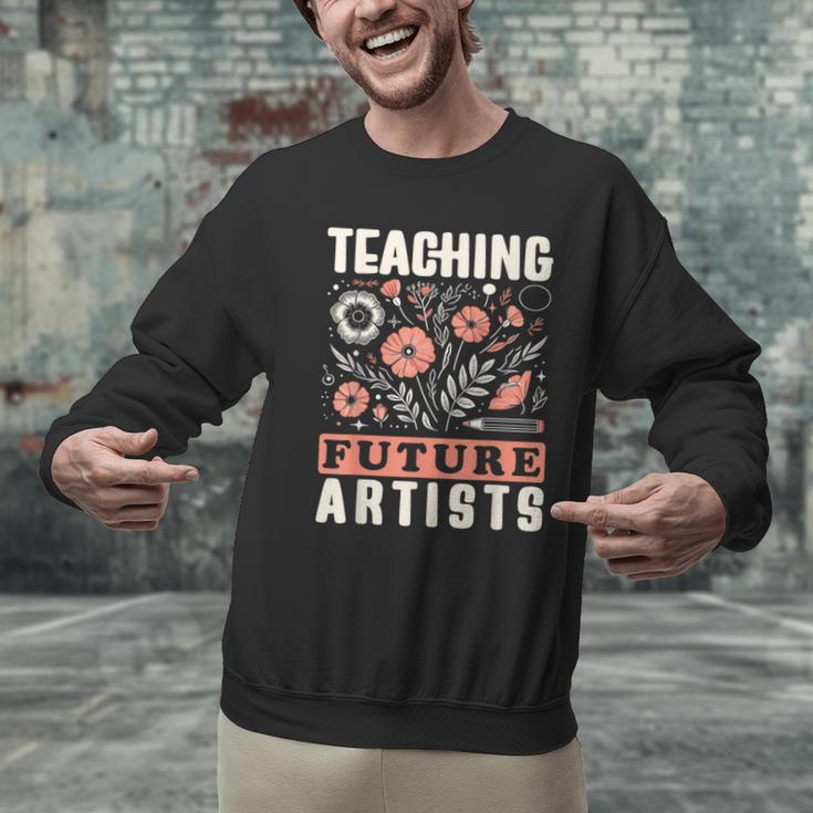 Teaching Future Artists For Art Teachers And Lovers For Men Women Girls Kids Men Graphic Sweatshirt, gift for family, gift for coworker
