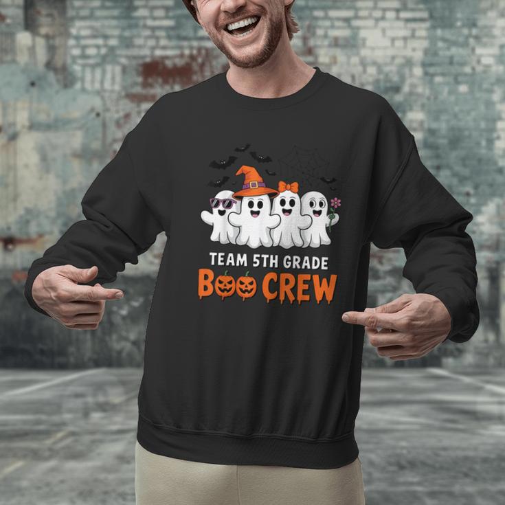Team 5th Grade Boo Crew Halloween Teacher Student Costume Men Graphic Sweatshirt, gift for family, gift for coworker