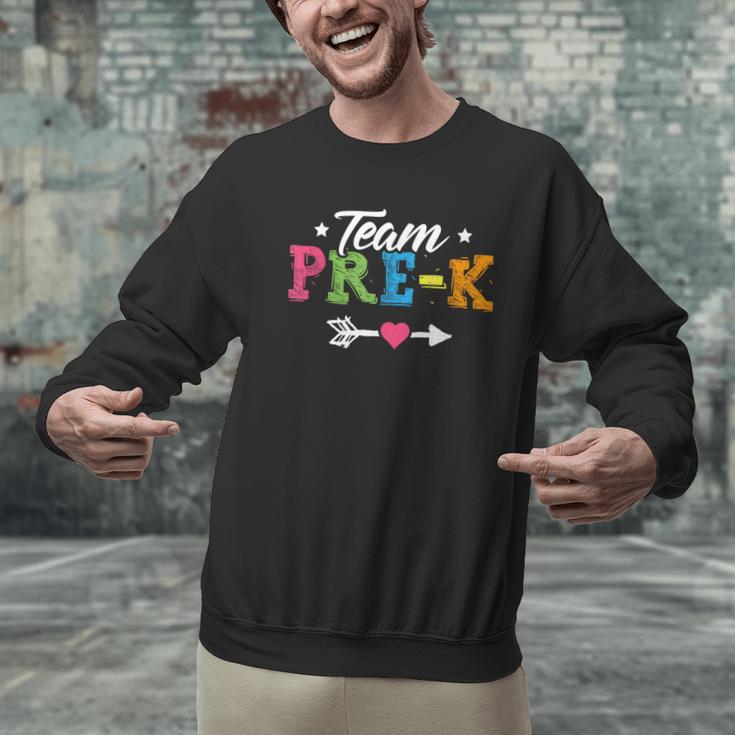 Team Pre-K Shirt PreSchool Teacher Student Back To School Men Graphic Sweatshirt, gift for family, gift for coworker Team Pre-K Shirt PreSchool Teacher Student Back To School Men Graphic Sweatshirt, gift for family, gift for coworker
