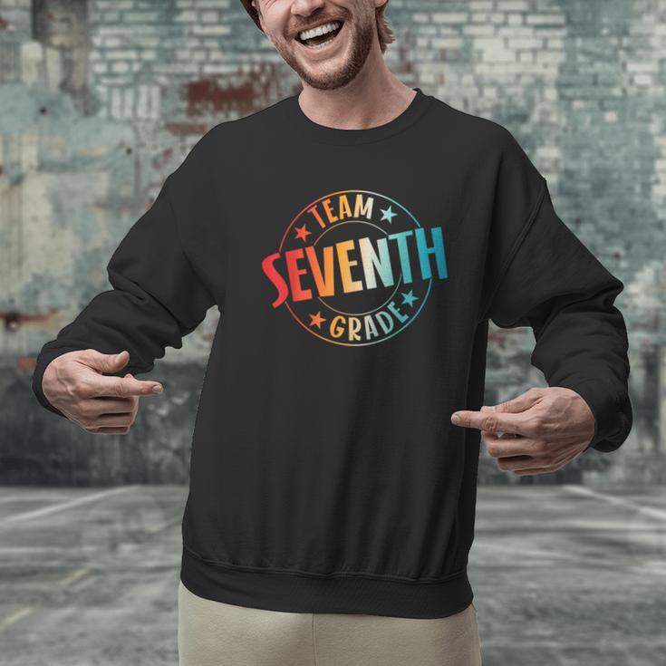 Team Seventh Grade Teacher Student Back To School 7th Grade Men Graphic Sweatshirt, gift for family, gift for coworker Team Seventh Grade Teacher Student Back To School 7th Grade Men Graphic Sweatshirt, gift for family, gift for coworker