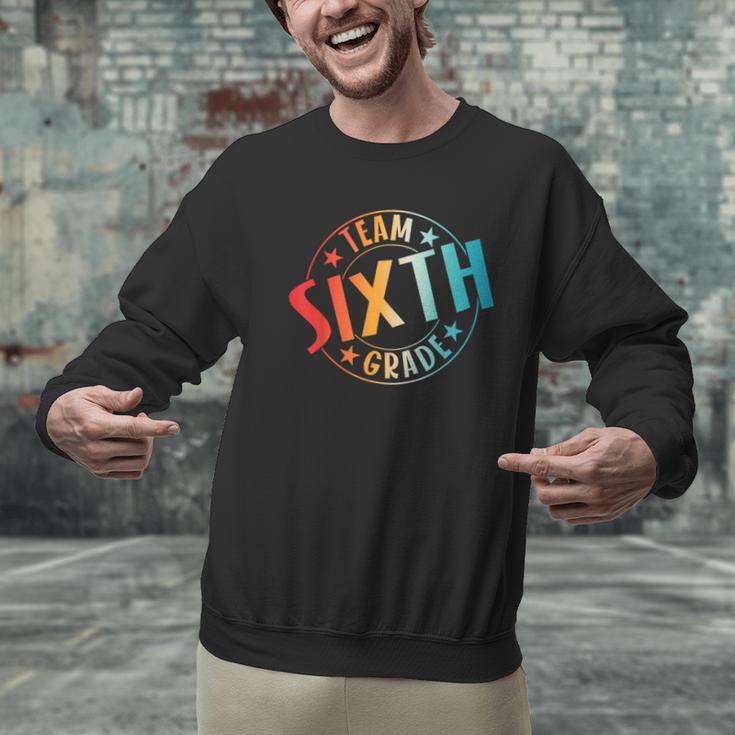 Team Sixth Grade Teacher Student Back To School 6th Grade Men Graphic Sweatshirt, gift for family, gift for coworker Team Sixth Grade Teacher Student Back To School 6th Grade Men Graphic Sweatshirt, gift for family, gift for coworker