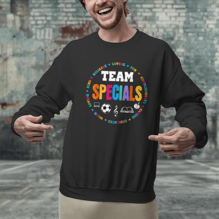 TEAM Specials Teacher TRIBE Squad Back To Primary School Men Graphic Sweatshirt, gift for family, gift for coworker TEAM Specials Teacher TRIBE Squad Back To Primary School Men Graphic Sweatshirt, gift for family, gift for coworker