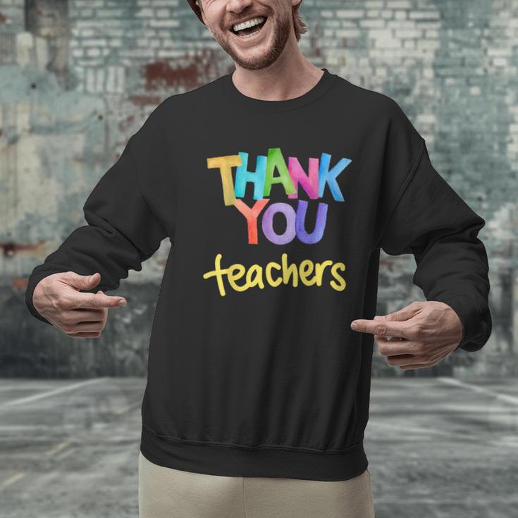 Thank You Teacher Appreciation Graduation Men Women Girls Kids Men Graphic Sweatshirt, gift for family, gift for coworker Thank You Teacher Appreciation Graduation Men Women Girls Kids Men Graphic Sweatshirt, gift for family, gift for coworker