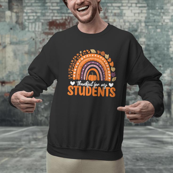 Thankful For My Students Teacher Thanksgiving School Fall Men Graphic Sweatshirt, gift for family, gift for coworker Thankful For My Students Teacher Thanksgiving School Fall Men Graphic Sweatshirt, gift for family, gift for coworker
