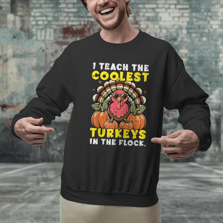 Thanksgiving I Teach Coolest Turkeys Teacher Fall Women Men Men Graphic Sweatshirt, gift for family, gift for coworker Thanksgiving I Teach Coolest Turkeys Teacher Fall Women Men Men Graphic Sweatshirt, gift for family, gift for coworker