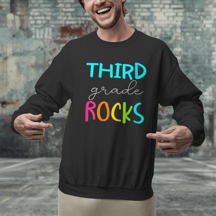Third Grade Rocks Shirt Team 3rd Grade Teacher Men Graphic Sweatshirt, gift for family, gift for coworker Third Grade Rocks Shirt Team 3rd Grade Teacher Men Graphic Sweatshirt, gift for family, gift for coworker