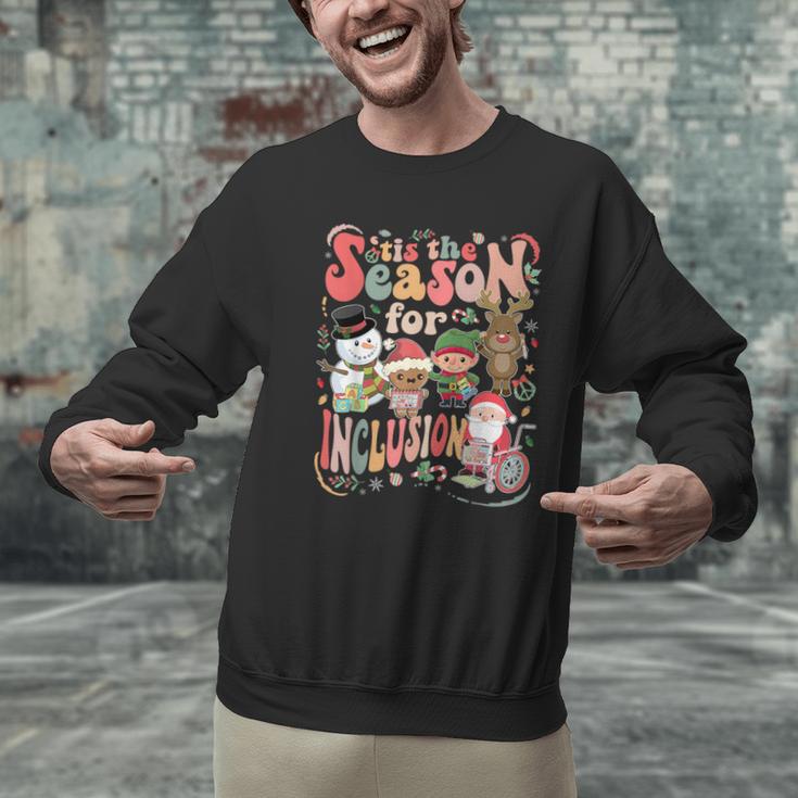 Tis The Season For Inclusion Christmas Sped Teacher Men Graphic Sweatshirt, gift for family, gift for coworker
