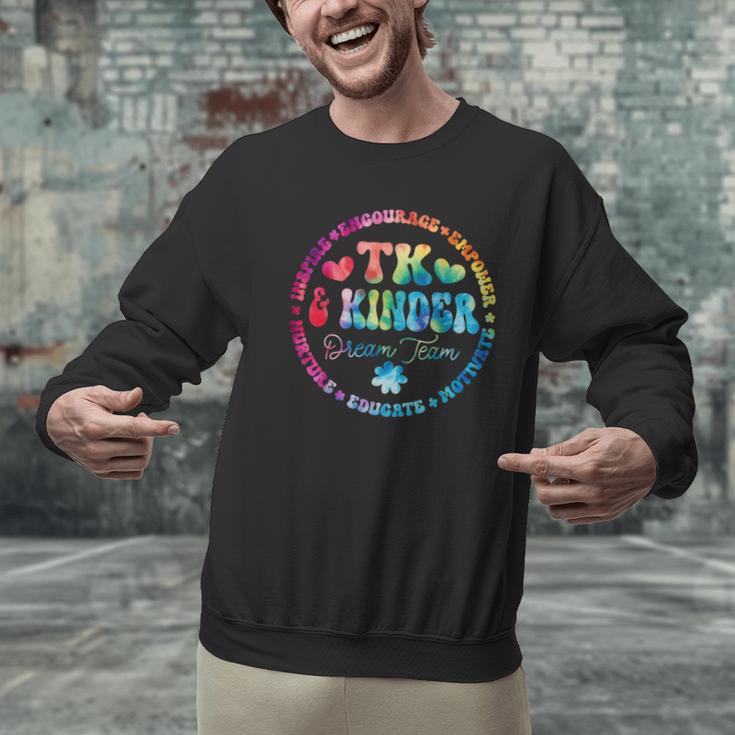 TK & Kinder Dream Team Transitional Kindergarten Teacher Men Graphic Sweatshirt, gift for family, gift for coworker TK & Kinder Dream Team Transitional Kindergarten Teacher Men Graphic Sweatshirt, gift for family, gift for coworker
