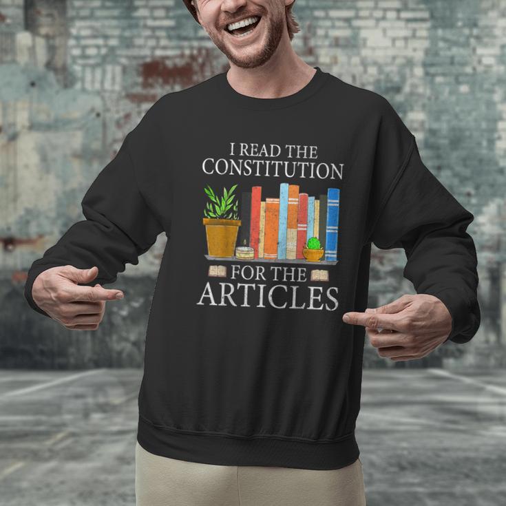 History Teacher I Read The Constitution For The Articles For Men Women Men Graphic Sweatshirt, History Teacher Sweatshirts, gift for family, gift for coworker